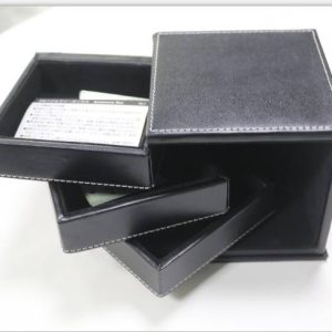 High quality PU leather cosmetic bag large capacity foldable