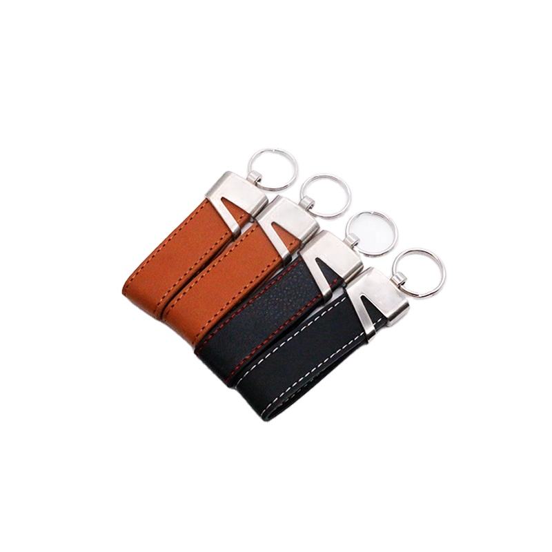 Mini luxury car leather keychain with custom logo