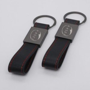 Promotional custom logo zinc alloy keychain and metal keyring