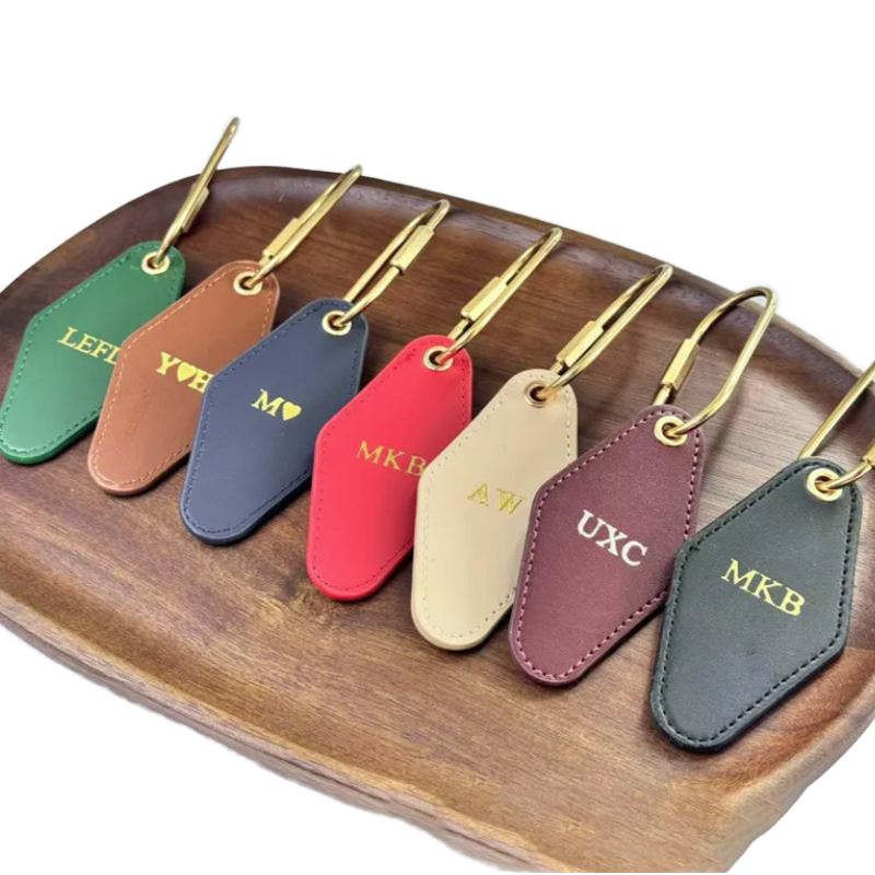 Luxury durable diamond leather car key ring wedding gift